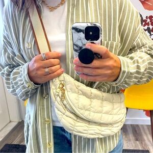 New puffer sling bag